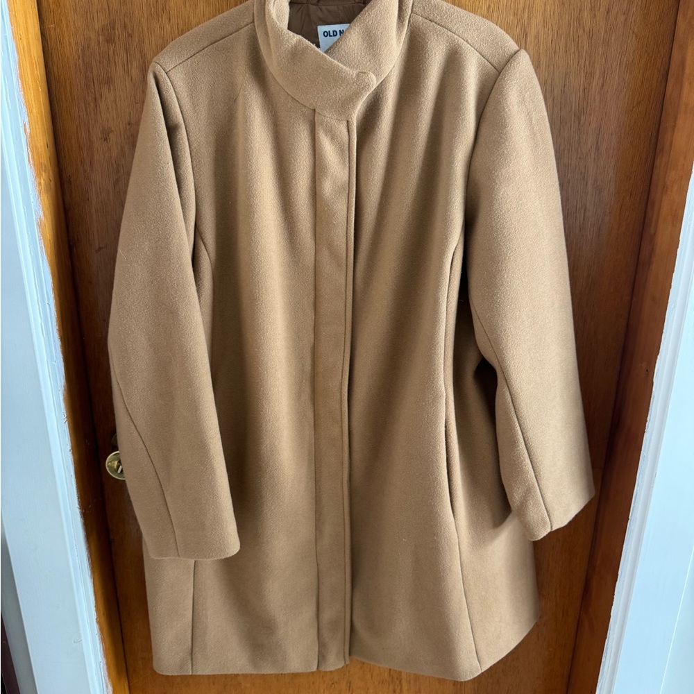 Old Navy Women's Camel Trench Coat